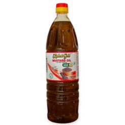 Kathait Gold Cold Pressed Mustard Oil 1 Litre Bottle – Pure Kacchi Ghani Black Mustard Cooking Oil