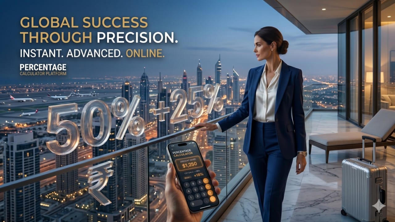 &Quot;Advanced Percentage Calculator Online
Calculate Percentages Instantly Using Our Premium Percentage Calculator. Find Percentage Increase, Gst, Discounts, And Marks Percentages With Live Mobile-Friendly Calculations.&Quot;