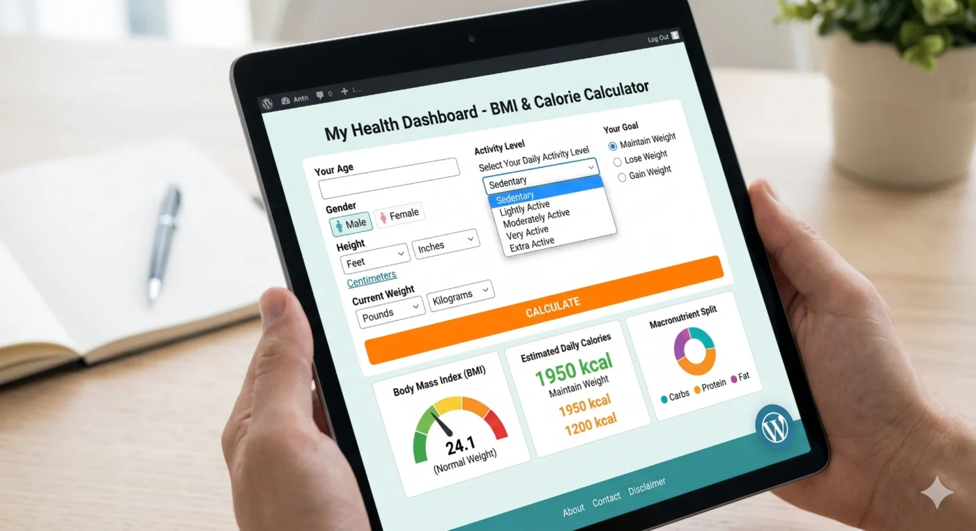 Bmi Daily Calorie Calculator