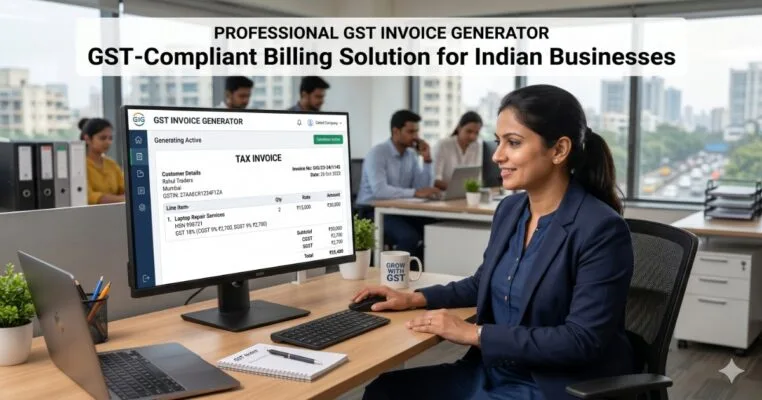 Professional Gst Invoice Generator Gst-Compliant Billing Solution For Indian Businesses
