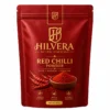 Hilvera Red Chilli Powder 100g premium stand-up pouch packing.