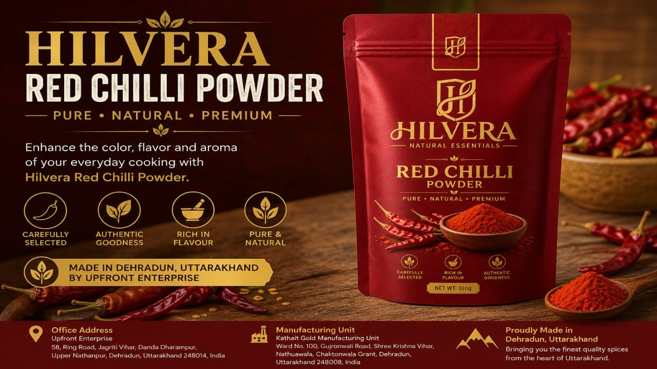 Hilvera Red Chilli Powder Pack With Premium Quality Red Chilli Spice