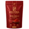 "Hilvera Premium Red Chilli Powder 100g - Pure, natural, and authentic spice blend in a resealable pouch."