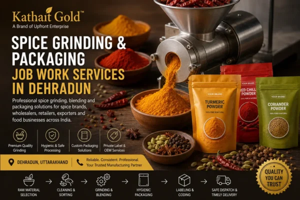 Professional Spice Grinding, Custom Packaging, And Private Label Oem Job Work Services By Kathait Gold In Dehradun, Uttarakhand.