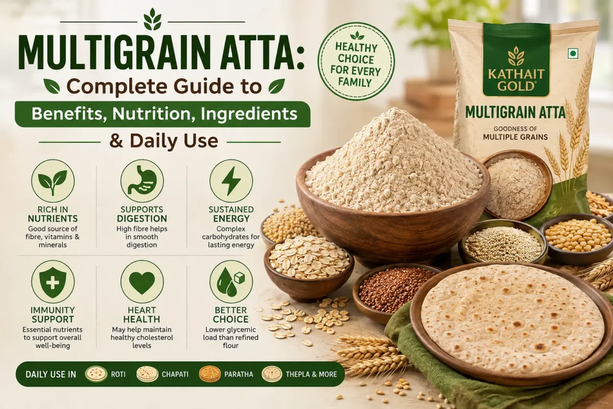 Multigrain Atta Complete Guide With Whole Grains, Nutrition, Ingredients And Everyday Roti