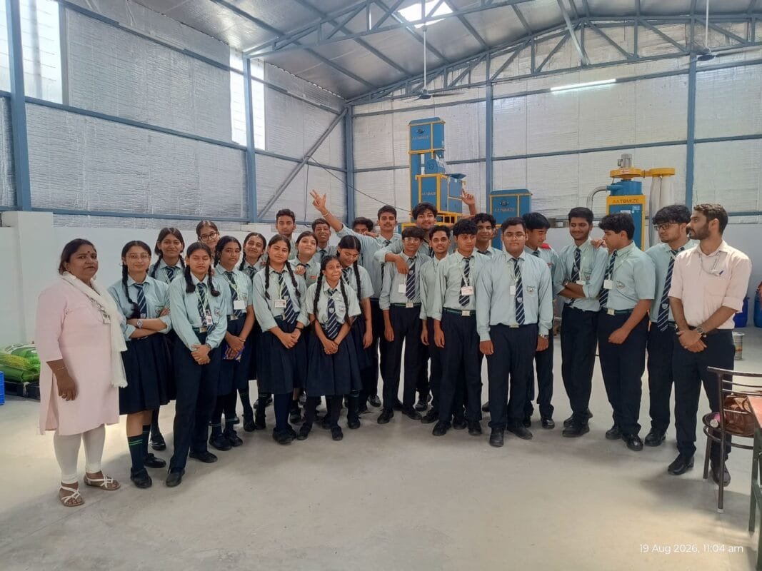 Universal Academy Dehradun Students Visit Kathait Gold Factory 1 Universal Academy Dehradun Students Visiting Upfront Enterprise Food Manufacturing Facility